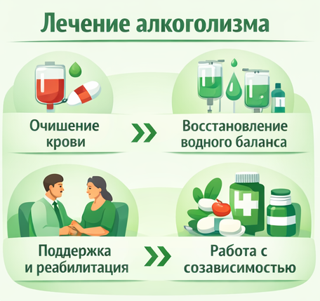 лечение алкоголизма в Йошкар-Оле этапы